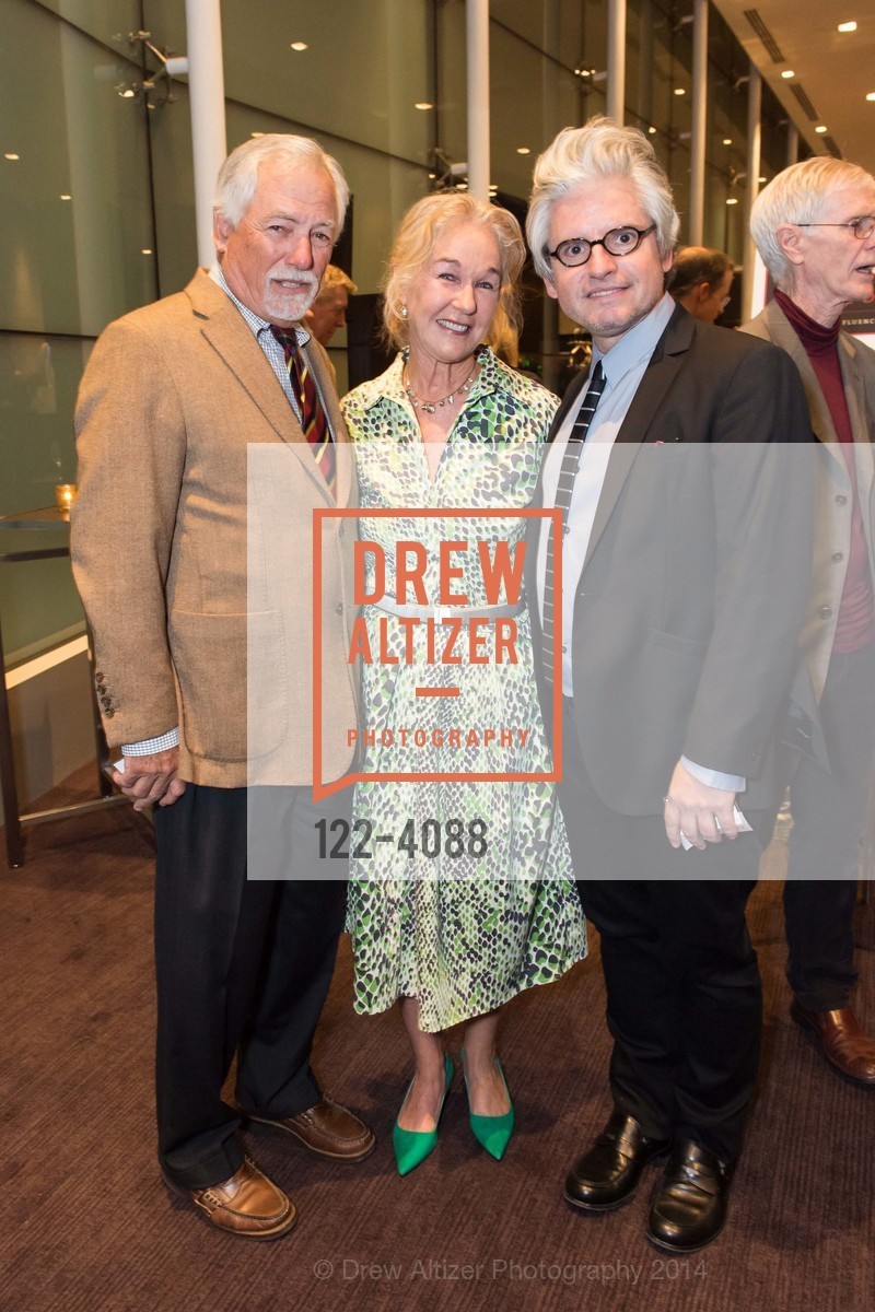 Mark Buell, Susie Tompkins Buell, David Brock, Mother Jones Annual Dinner, US, October 31st, 2014, Photo #122-4088 Mark Buell, Susie Tompkins Buell, David Brock, Photo #122-4088