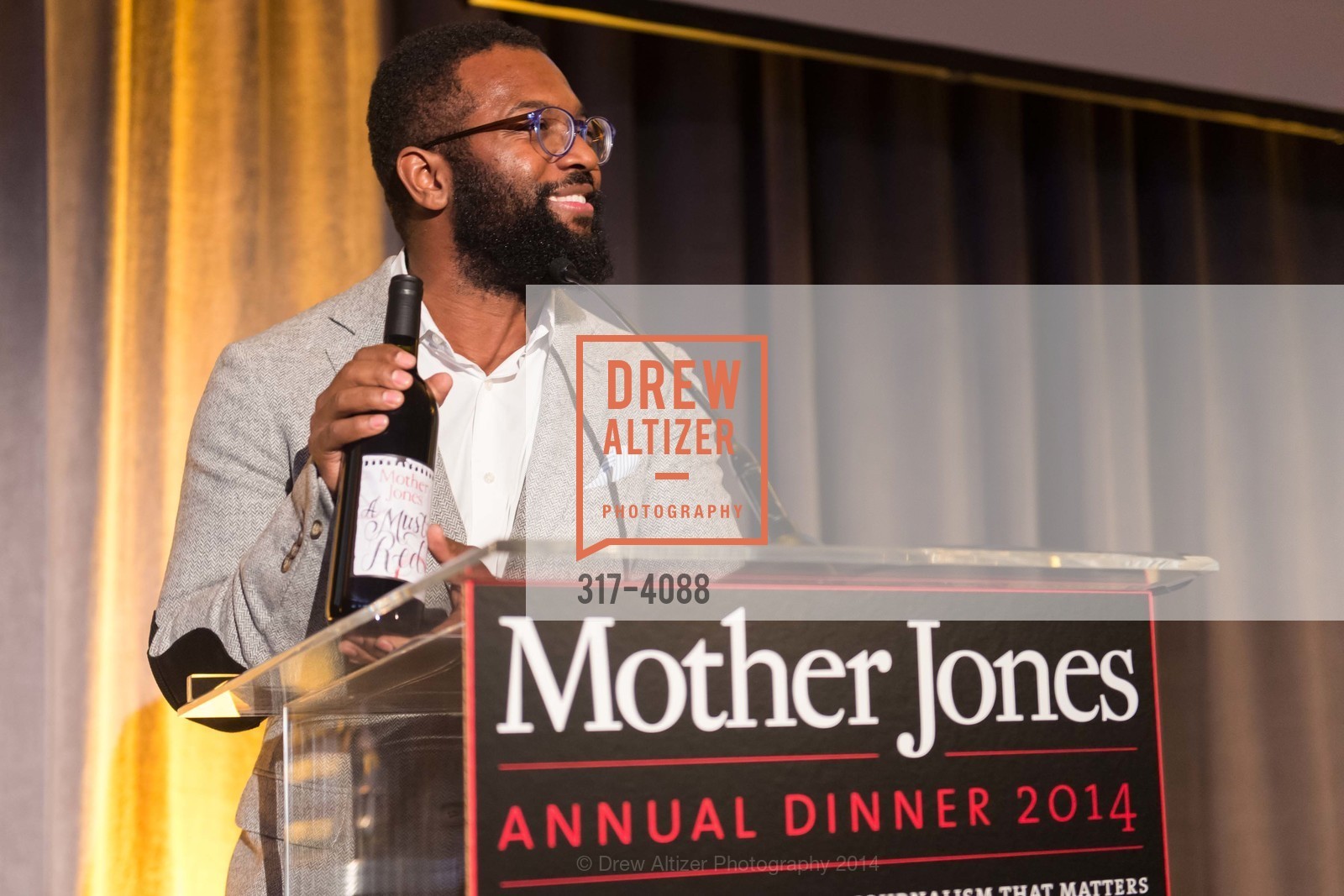 Baratunde Thurston, Mother Jones Annual Dinner, US, October 31st, 2014, Photo #317-4088 Baratunde Thurston, Photo #317-4088