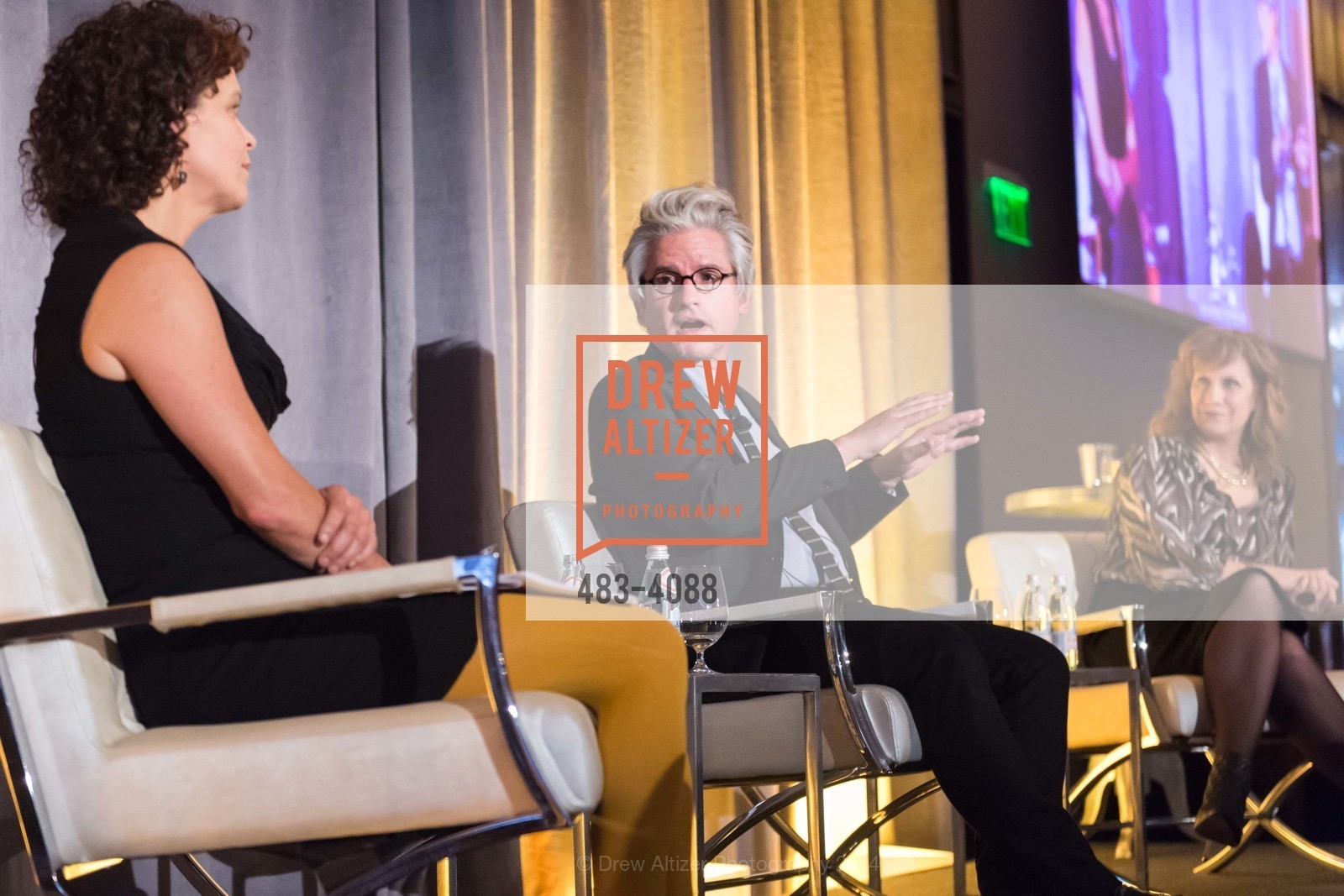 Monika Bauerlein, David Brock, Lizz Winstead, Mother Jones Annual Dinner, US, October 31st, 2014, Photo #483-4088 Monika Bauerlein, David Brock, Lizz Winstead, Photo #483-4088