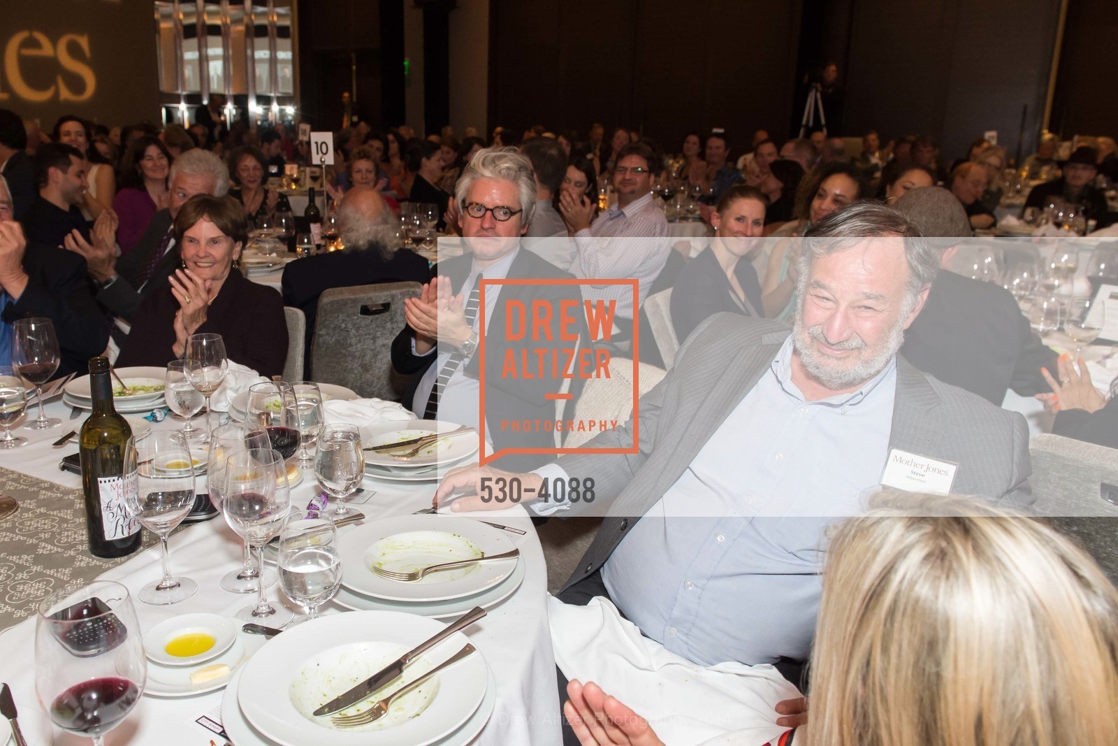 David Brock, Steve Silberstein, Mother Jones Annual Dinner, US, October 31st, 2014, Photo #530-4088 David Brock, Steve Silberstein, Photo #530-4088