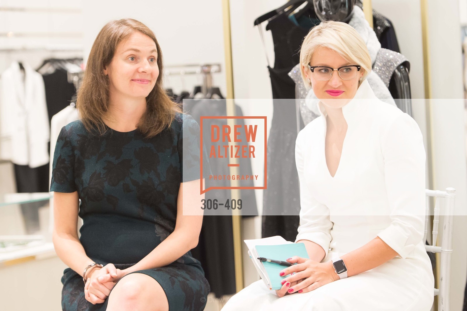 Michelle Zatlyn, Maghan McDowell, St. John in Conversation with Exceptional Women benefiting Raphael House of San Francisco, St. John Boutique, October 22nd, 2015,Drew Altizer, Drew Altizer Photography, full-service agency, private events, San Francisco photographer, photographer california