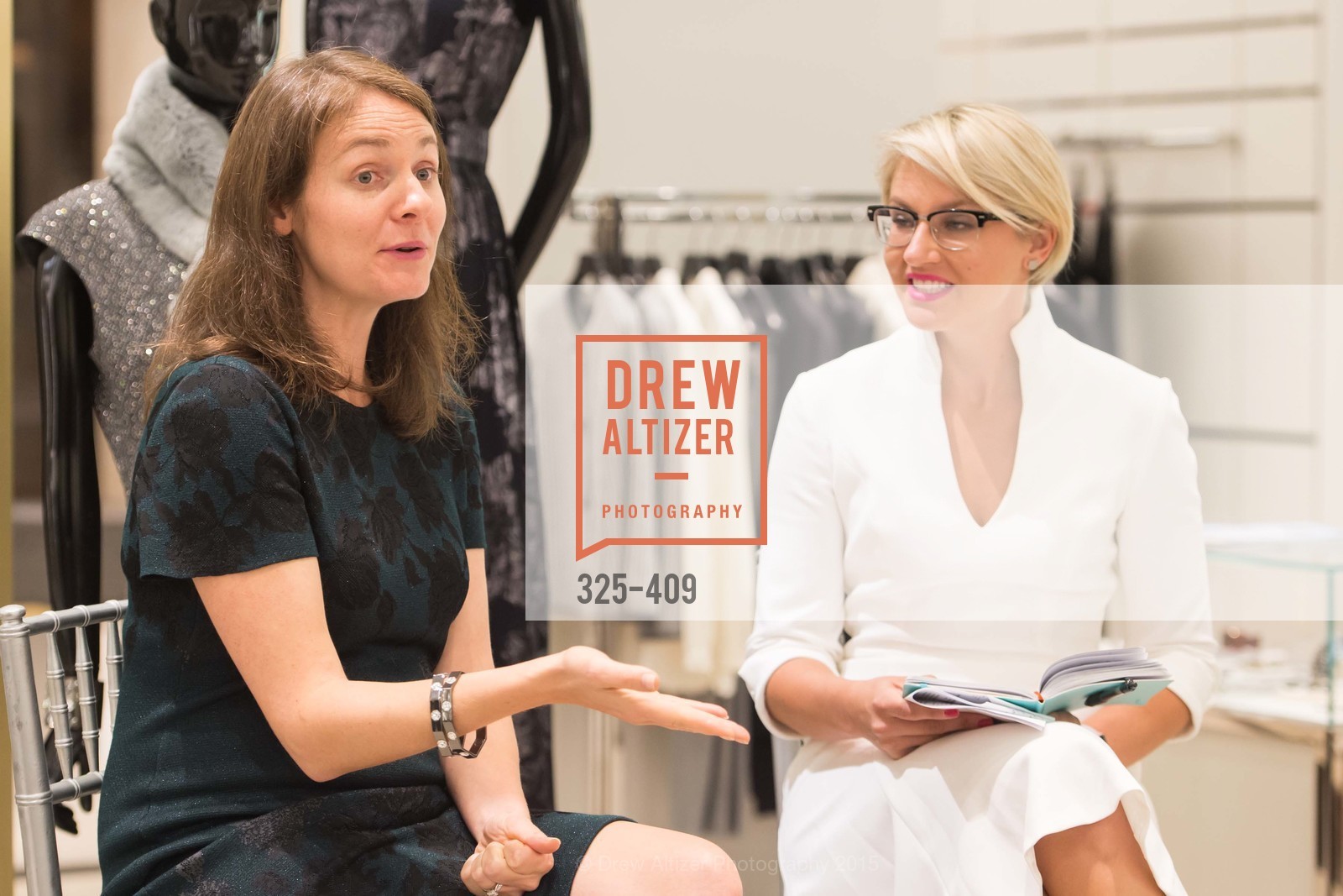 Michelle Zatlyn, Maghan McDowell, St. John in Conversation with Exceptional Women benefiting Raphael House of San Francisco, St. John Boutique, October 22nd, 2015,Drew Altizer, Drew Altizer Photography, full-service event agency, private events, San Francisco photographer, photographer California