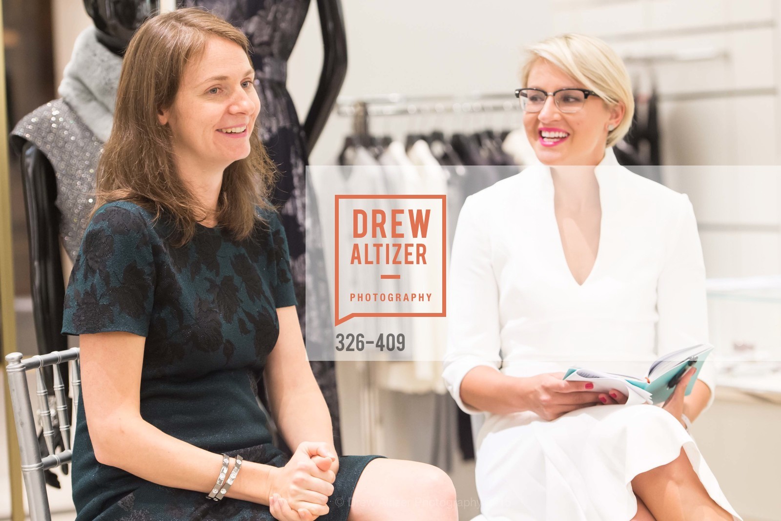 Michelle Zatlyn, Maghan McDowell, St. John in Conversation with Exceptional Women benefiting Raphael House of San Francisco, St. John Boutique, October 22nd, 2015,Drew Altizer, Drew Altizer Photography, full-service agency, private events, San Francisco photographer, photographer california