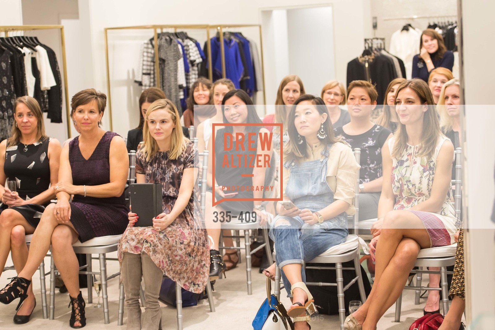 Atmosphere, St. John in Conversation with Exceptional Women benefiting Raphael House of San Francisco, St. John Boutique, October 22nd, 2015