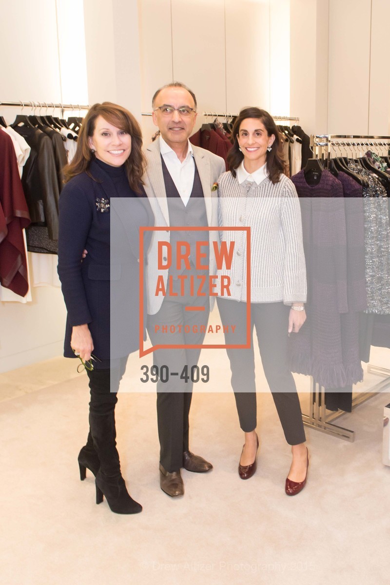 Kate DeBernardi, Qais Abrahim, Jennifer Carrillo, St. John in Conversation with Exceptional Women benefiting Raphael House of San Francisco, St. John Boutique. St. John Boutique, October 22nd, 2015, Photo #390-409 Kate DeBernardi, Qais Abrahim, Jennifer Carrillo, Photo #390-409