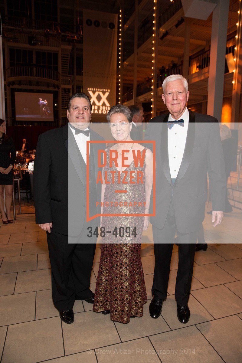 John Konstin, Patti Hume, Jerry Hume, SMUIN BALLET's 20th Anniversary 2014 XXravaganza Gala, US, March 1st, 2014, Photo #348-4094 John Konstin, Patti Hume, Jerry Hume, Photo #348-4094