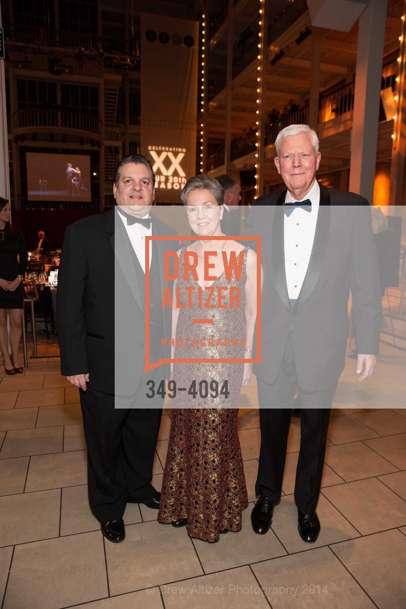 John Konstin, Patti Hume, Jerry Hume, SMUIN BALLET's 20th Anniversary 2014 XXravaganza Gala, US, March 1st, 2014, Photo #349-4094 John Konstin, Patti Hume, Jerry Hume, Photo #349-4094