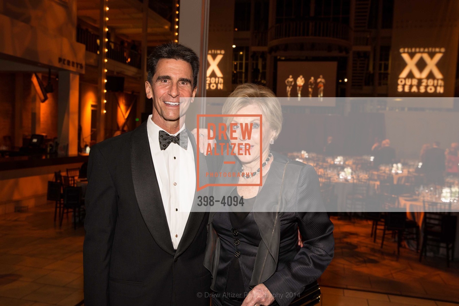 Senator Mark Leno, Lois Lehrman, SMUIN BALLET's 20th Anniversary 2014 XXravaganza Gala, US, March 1st, 2014, Photo #398-4094 Senator Mark Leno, Lois Lehrman, Photo #398-4094