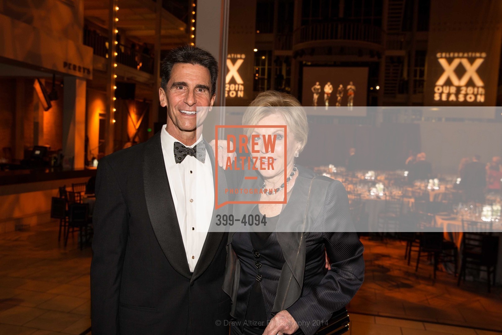 Senator Mark Leno, Lois Lehrman, SMUIN BALLET's 20th Anniversary 2014 XXravaganza Gala, US, March 1st, 2014, Photo #399-4094 Senator Mark Leno, Lois Lehrman, Photo #399-4094