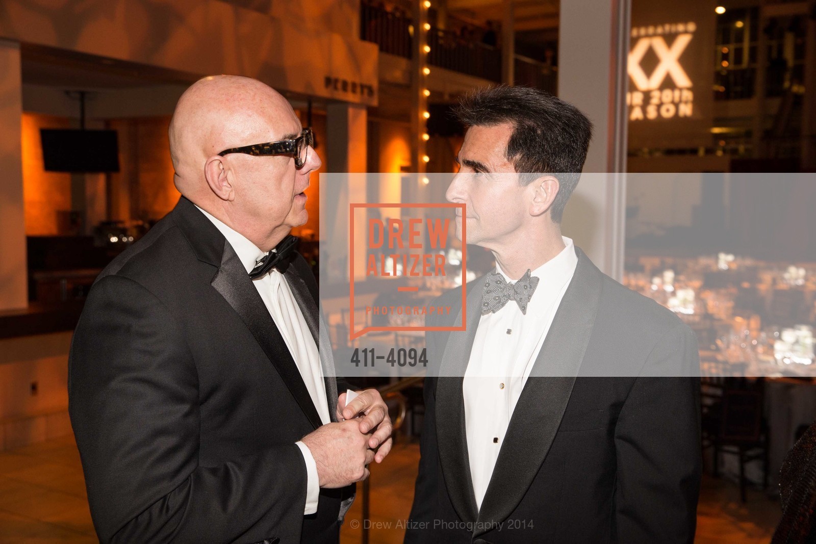 Robert Atkinson, Senator Mark Leno, SMUIN BALLET's 20th Anniversary 2014 XXravaganza Gala, US, March 1st, 2014, Photo #411-4094 Robert Atkinson, Senator Mark Leno, Photo #411-4094