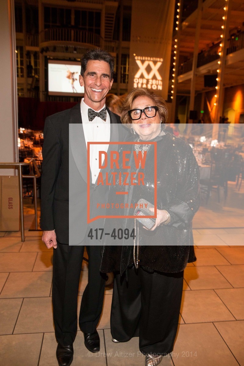 Senator Mark Leno, Ellen Newman, SMUIN BALLET's 20th Anniversary 2014 XXravaganza Gala, US, March 1st, 2014, Photo #417-4094 Senator Mark Leno, Ellen Newman, Photo #417-4094