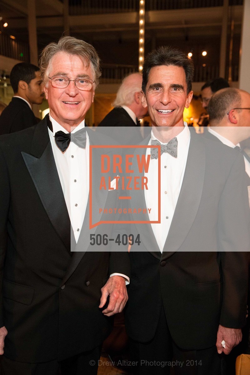 Leon Huntting, Senator Mark Leno, SMUIN BALLET's 20th Anniversary 2014 XXravaganza Gala, US, March 1st, 2014, Photo #506-4094 Leon Huntting, Senator Mark Leno, Photo #506-4094