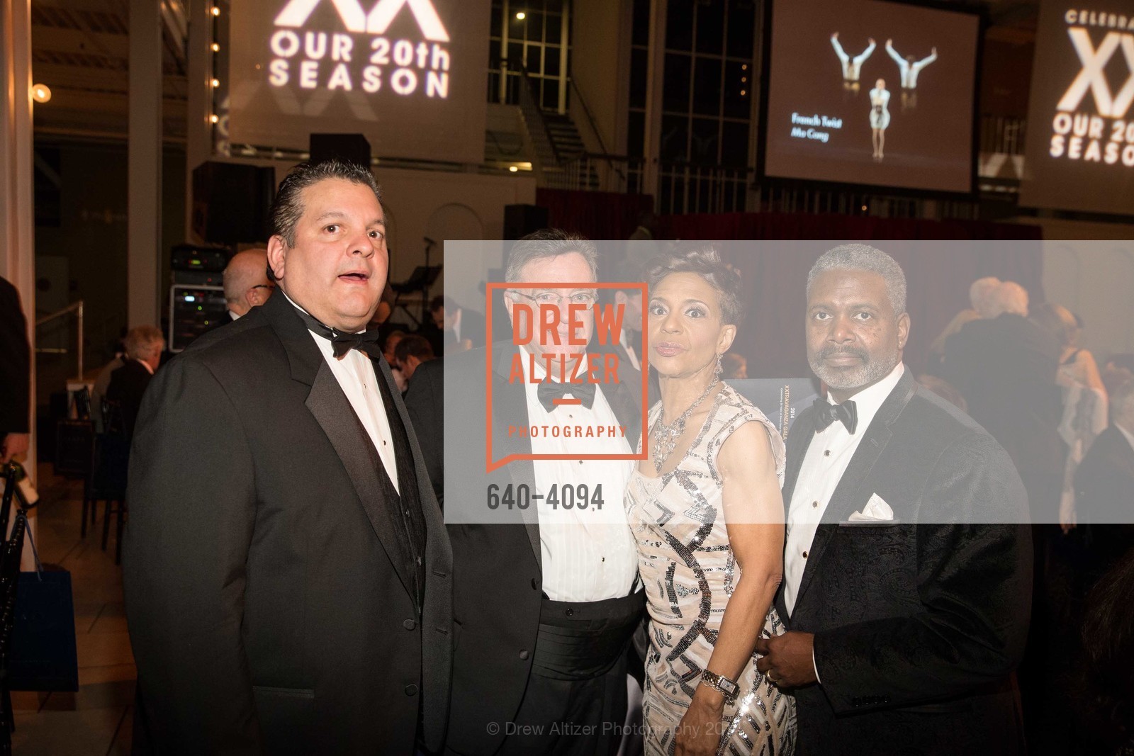 John Konstin, Lee Housekeeper, Renel Brooks-Moon, Tommie Moon, SMUIN BALLET's 20th Anniversary 2014 XXravaganza Gala, US, March 1st, 2014, Photo #640-4094 John Konstin, Lee Housekeeper, Renel Brooks-Moon, Tommie Moon, Photo #640-4094