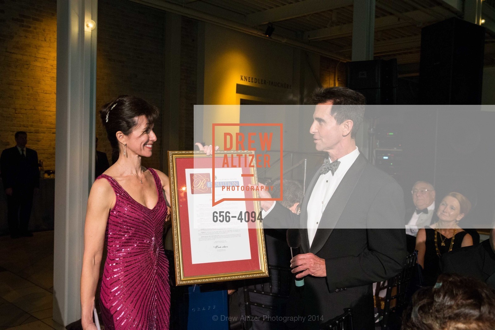 Celia Fushille, Senator Mark Leno, SMUIN BALLET's 20th Anniversary 2014 XXravaganza Gala, US, March 1st, 2014, Photo #656-4094 Celia Fushille, Senator Mark Leno, Photo #656-4094