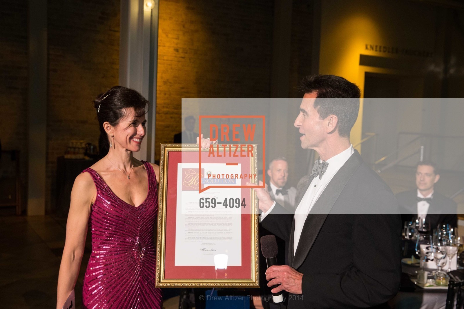 Celia Fushille, Senator Mark Leno, SMUIN BALLET's 20th Anniversary 2014 XXravaganza Gala, US, March 1st, 2014, Photo #659-4094 Celia Fushille, Senator Mark Leno, Photo #659-4094