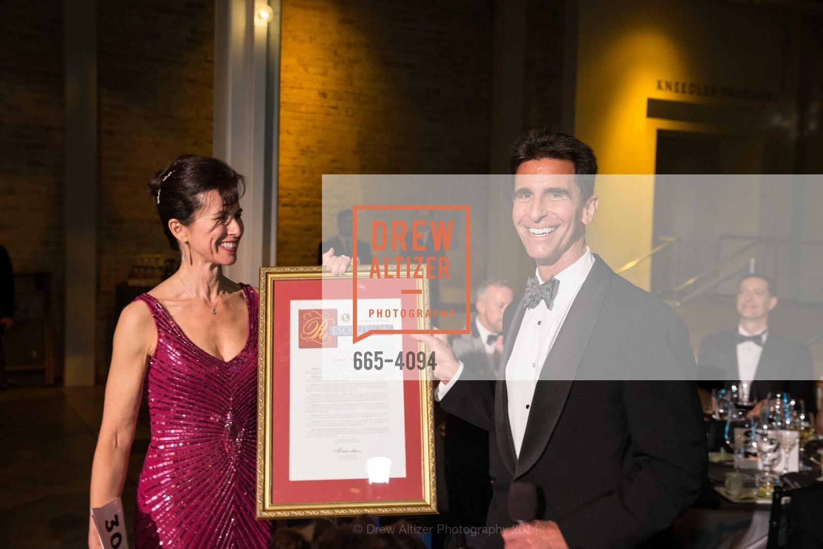 Celia Fushille, Senator Mark Leno, SMUIN BALLET's 20th Anniversary 2014 XXravaganza Gala, US, March 1st, 2014, Photo #665-4094 Celia Fushille, Senator Mark Leno, Photo #665-4094