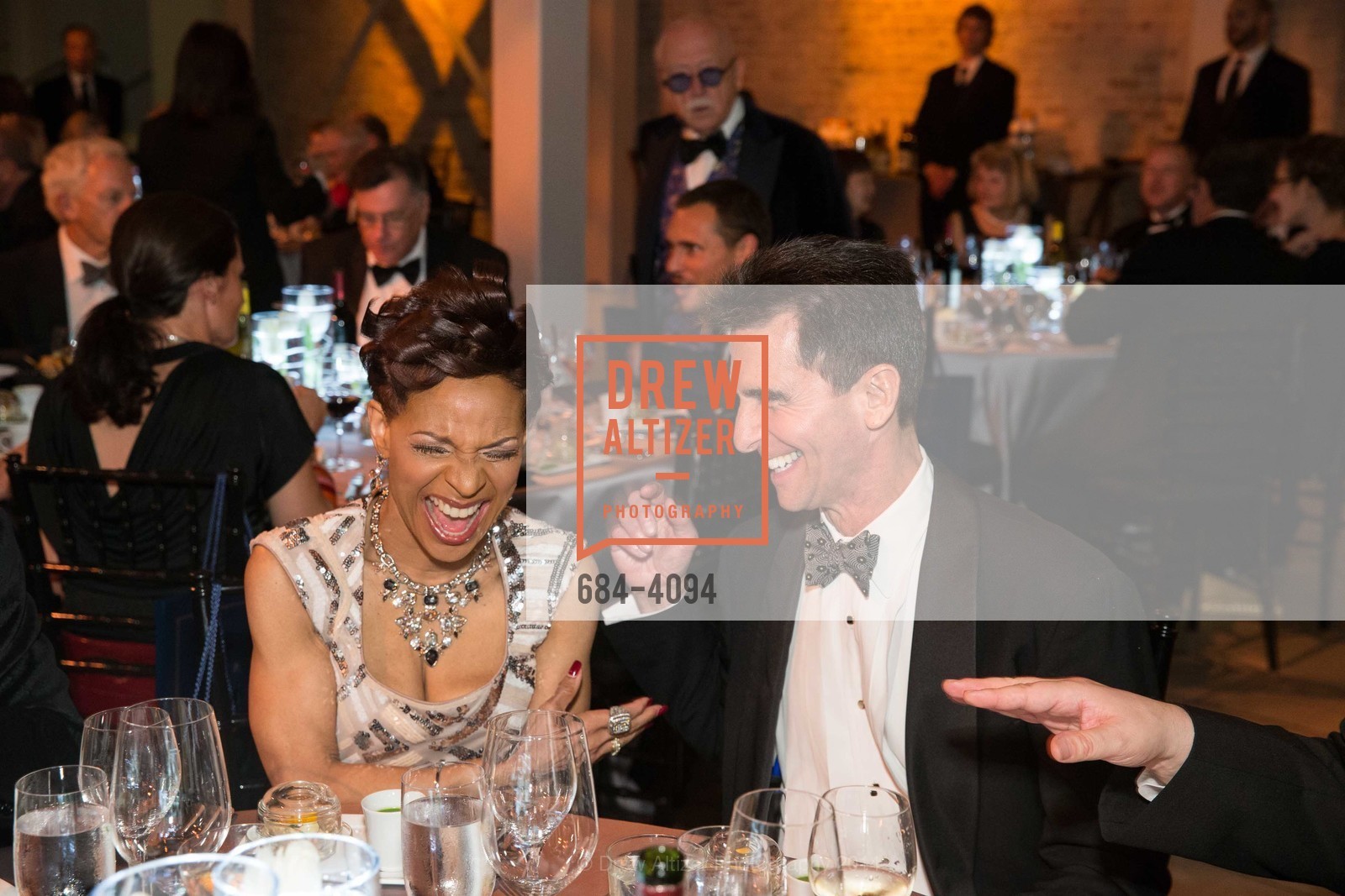 Renel Brooks-Moon, Senator Mark Leno, SMUIN BALLET's 20th Anniversary 2014 XXravaganza Gala, US, March 1st, 2014, Photo #684-4094 Renel Brooks-Moon, Senator Mark Leno, Photo #684-4094