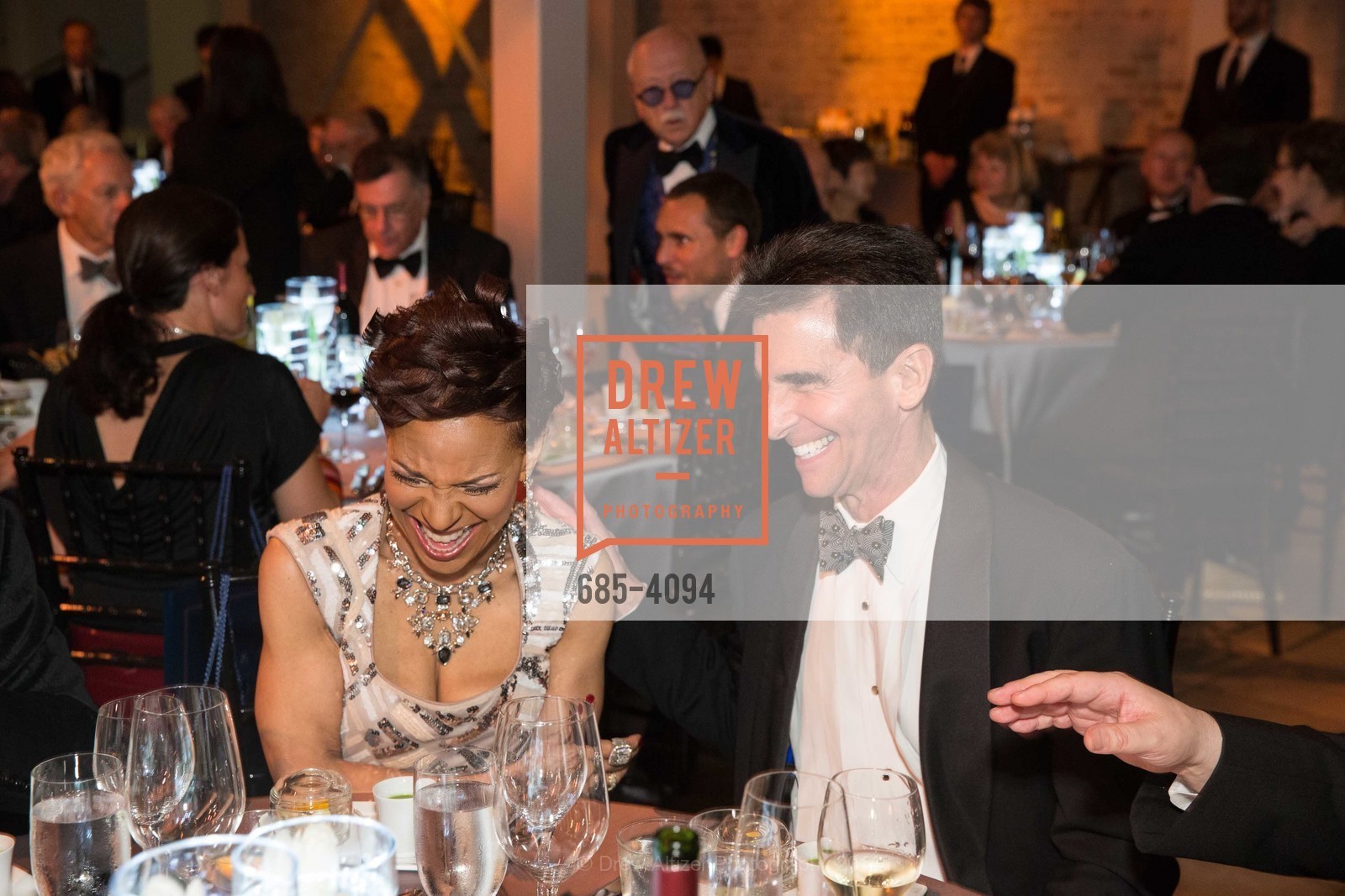 Renel Brooks-Moon, Senator Mark Leno, SMUIN BALLET's 20th Anniversary 2014 XXravaganza Gala, US, March 1st, 2014, Photo #685-4094 Renel Brooks-Moon, Senator Mark Leno, Photo #685-4094