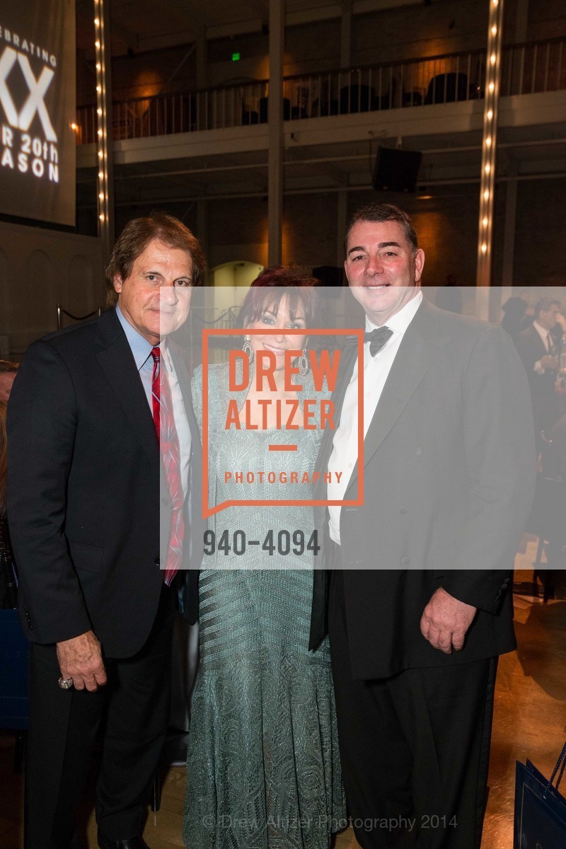 Tony La Russa, Elaine La Russa, Marc Corsi, SMUIN BALLET's 20th Anniversary 2014 XXravaganza Gala, US, March 1st, 2014, Photo #940-4094 Tony La Russa, Elaine La Russa, Marc Corsi, Photo #940-4094