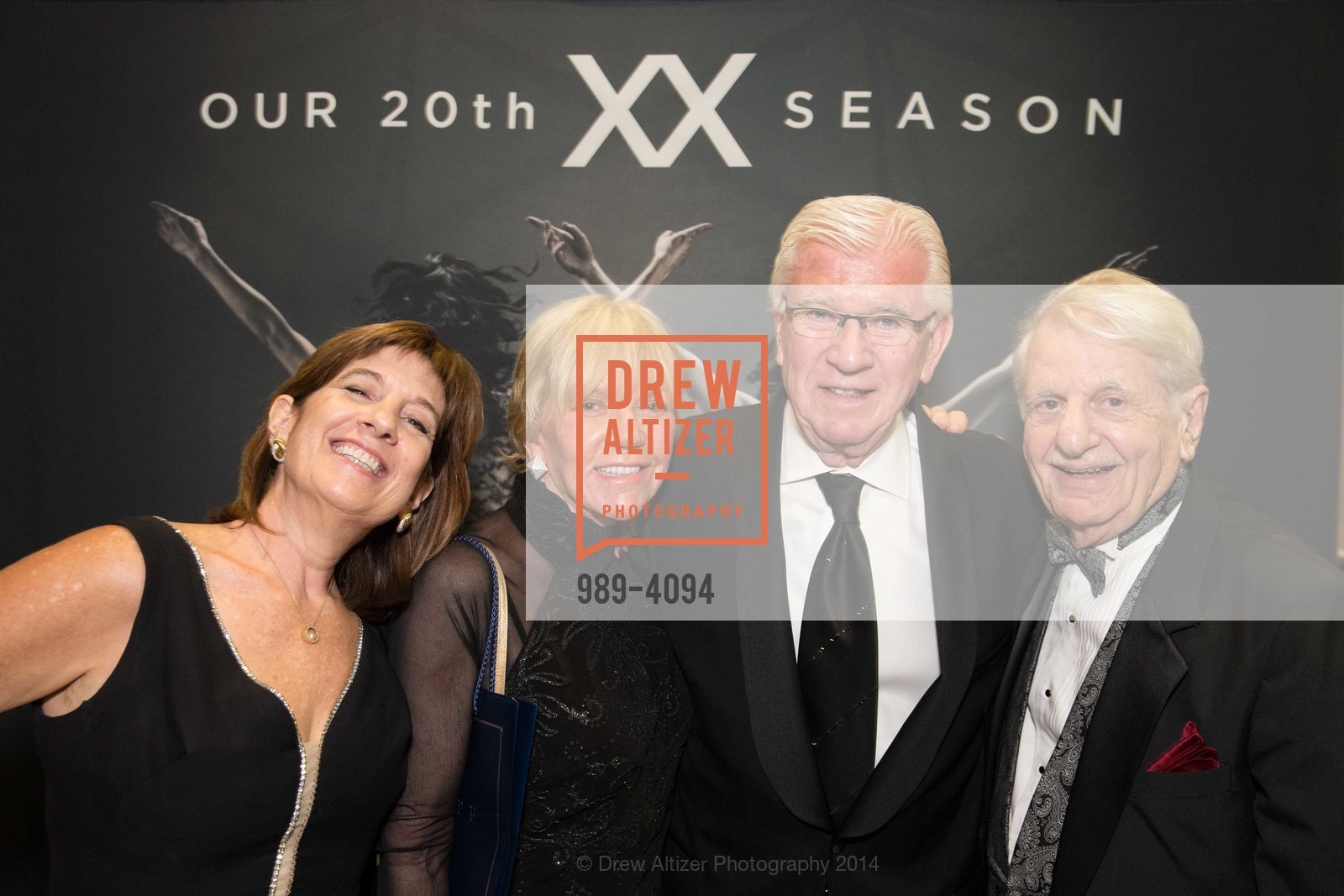 Carla Befera, Elsie Floriani, Ron Wendt, Vic Befera, SMUIN BALLET's 20th Anniversary 2014 XXravaganza Gala, US, March 1st, 2014, Photo #989-4094 Carla Befera, Elsie Floriani, Ron Wendt, Vic Befera, Photo #989-4094