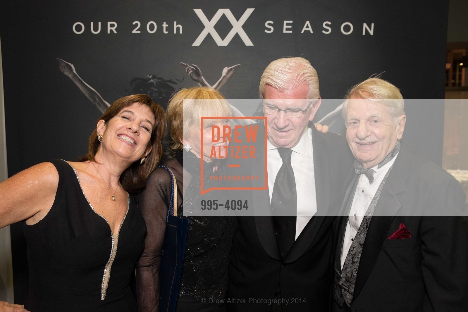 Carla Befera, Elsie Floriani, Ron Wendt, Vic Befera, SMUIN BALLET's 20th Anniversary 2014 XXravaganza Gala, US, March 1st, 2014, Photo #995-4094 Carla Befera, Elsie Floriani, Ron Wendt, Vic Befera, Photo #995-4094