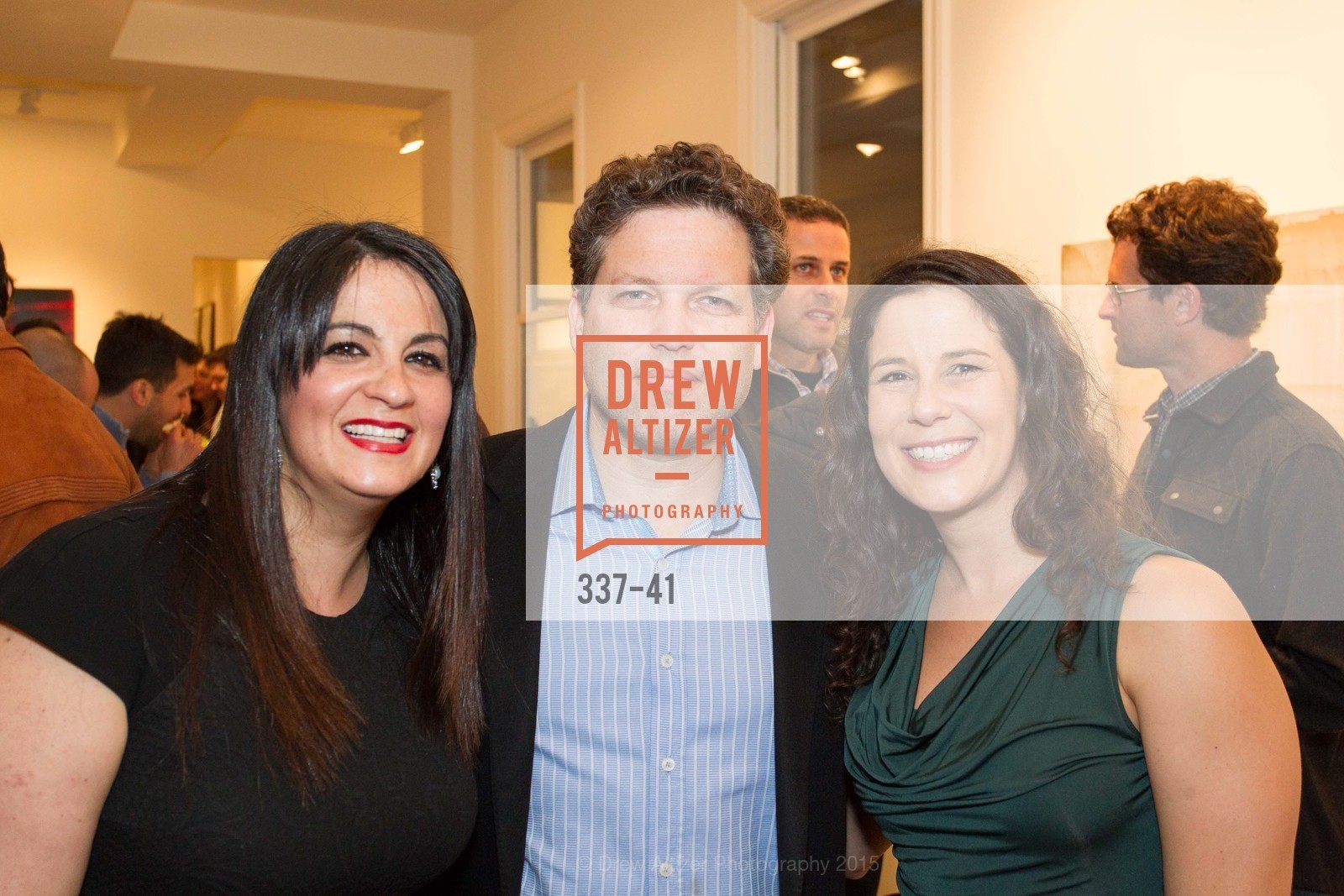 Lee Senderov, Gideon Senderov, Dana Blecher, Gucci & Vogue Dinner, The Dryansky Gallery. Dryansky Gallery, April 18th, 2015, Photo #337-41 Lee Senderov, Gideon Senderov, Dana Blecher, Photo #337-41