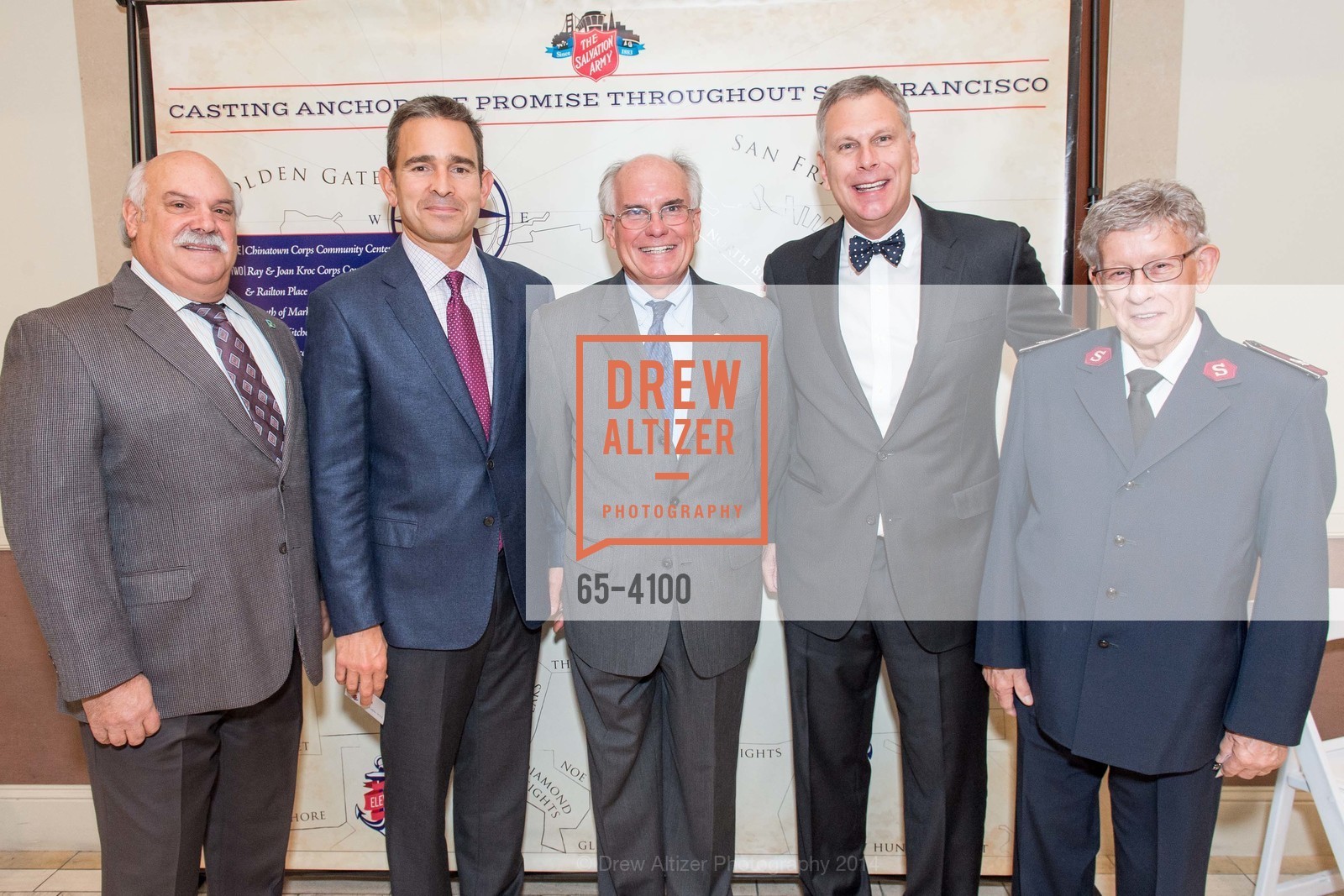 Rich Borghello, Dirk Gilliard, Pete Ratto, Ernst Bauer, Lt.Col. Ritz Love, Photo #65-4100