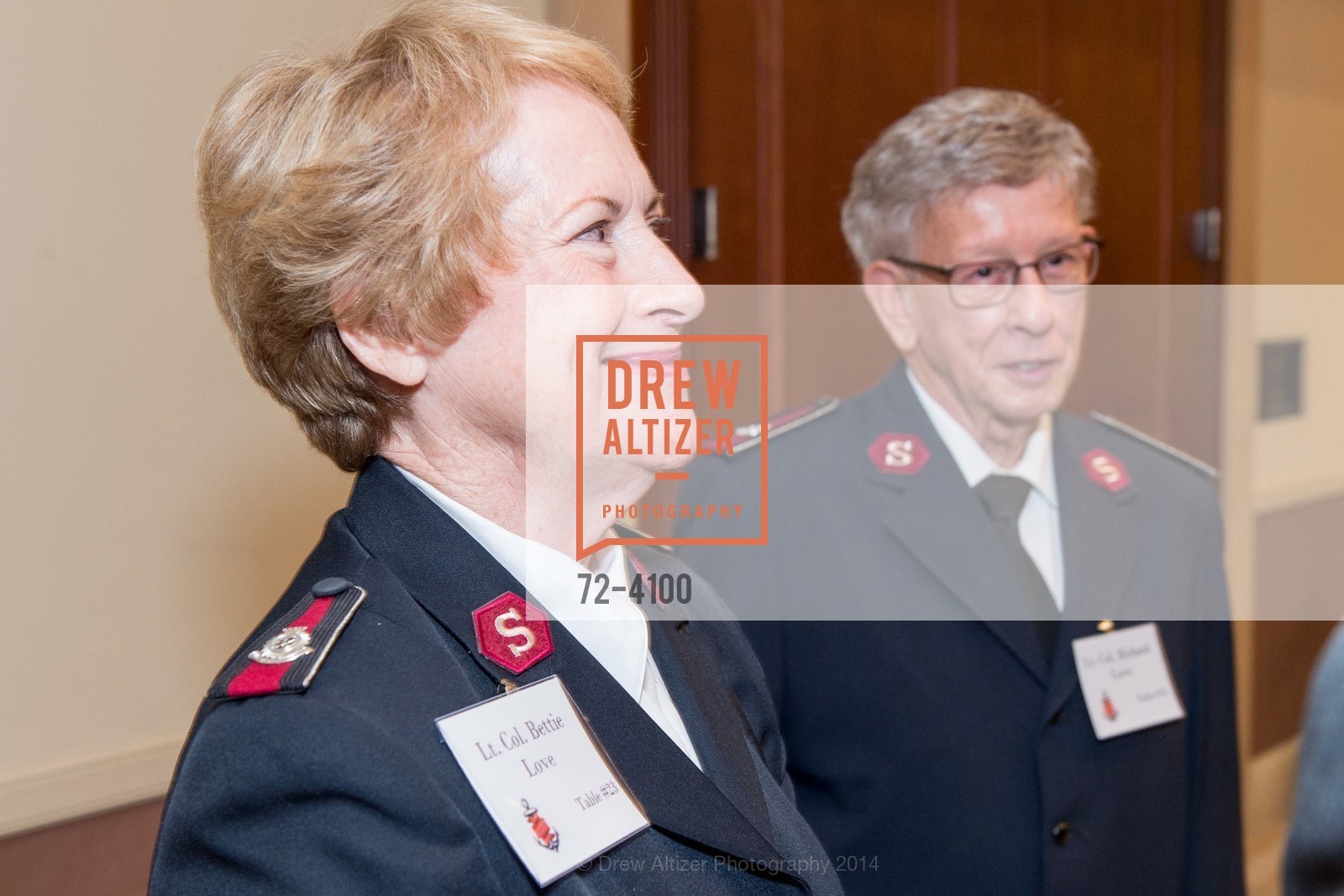Lt.Col. Bettie Love, Lt.Col. Ritz Love, THE SALVATION ARMY Holiday Luncheon, US, November 20th, 2014, Photo #72-4100 Lt.Col. Bettie Love, Lt.Col. Ritz Love, Photo #72-4100