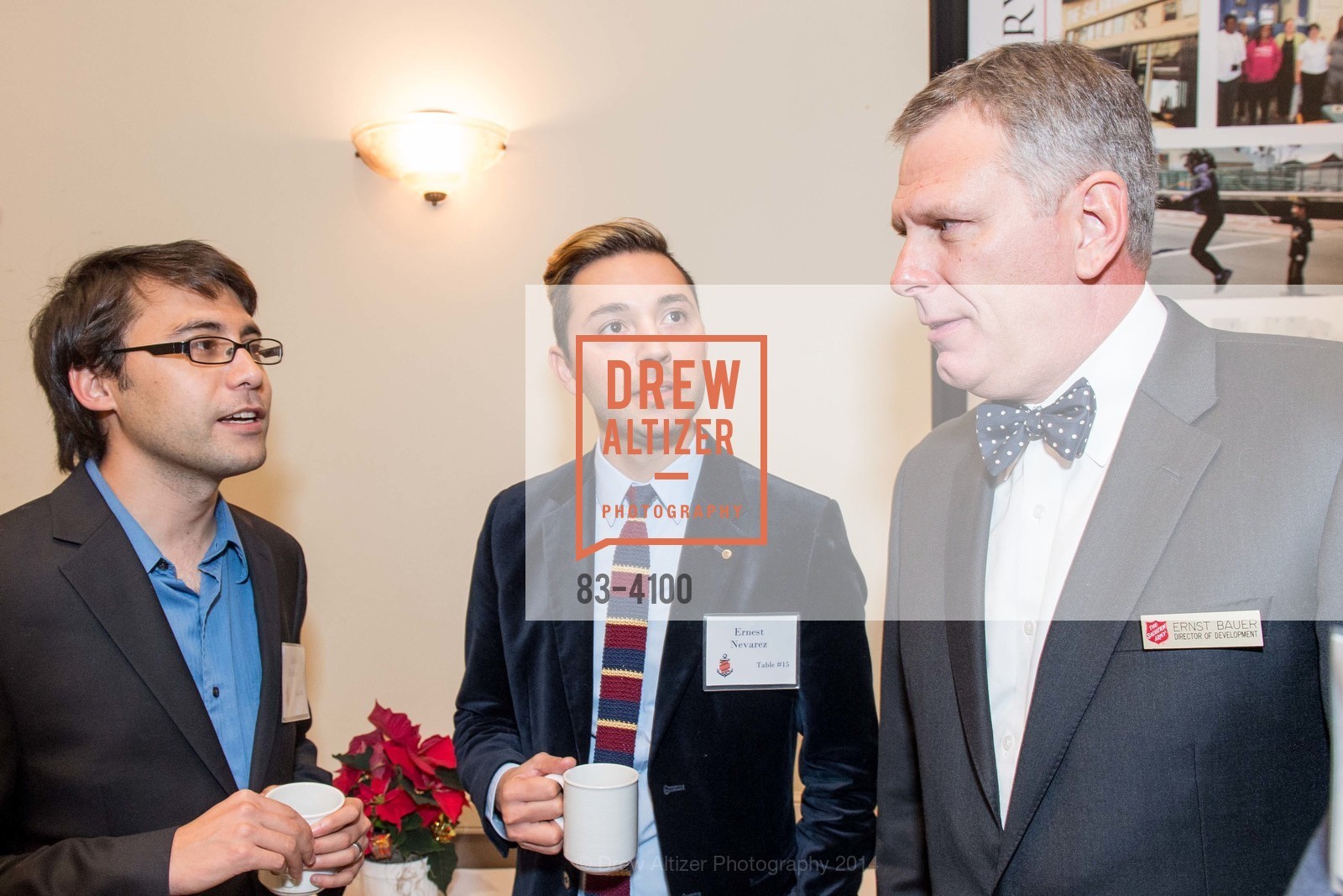 Adrian Tirtanadi, Ernest Nevarez, Ernst Bauer, THE SALVATION ARMY Holiday Luncheon, US, November 20th, 2014, Photo #83-4100 Adrian Tirtanadi, Ernest Nevarez, Ernst Bauer, Photo #83-4100