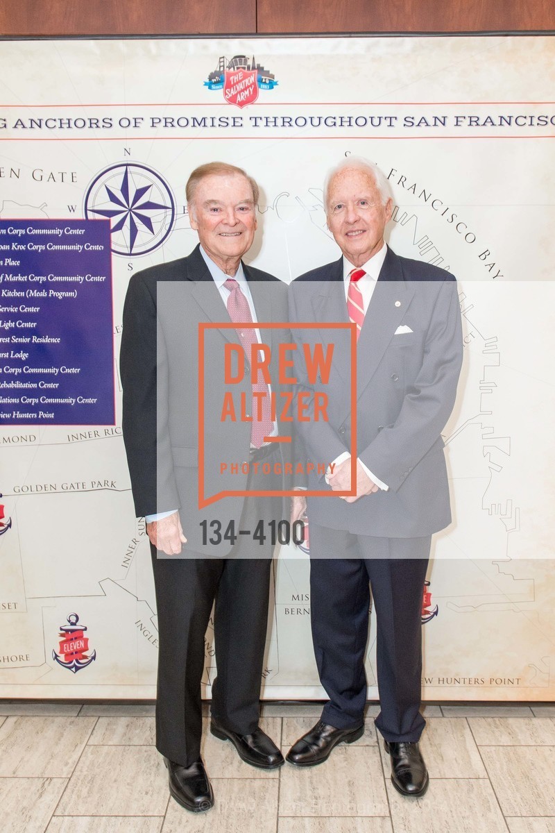 The Honorable Mayor Frank Jordan, RADM John Bitoff, THE SALVATION ARMY Holiday Luncheon, US, November 20th, 2014, Photo #134-4100 The Honorable Mayor Frank Jordan, RADM John Bitoff, Photo #134-4100