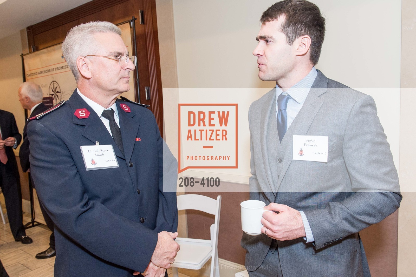Lt.Col. Steve Smith, Steve Frances, THE SALVATION ARMY Holiday Luncheon, US, November 20th, 2014, Photo #208-4100 Lt.Col. Steve Smith, Steve Frances, Photo #208-4100