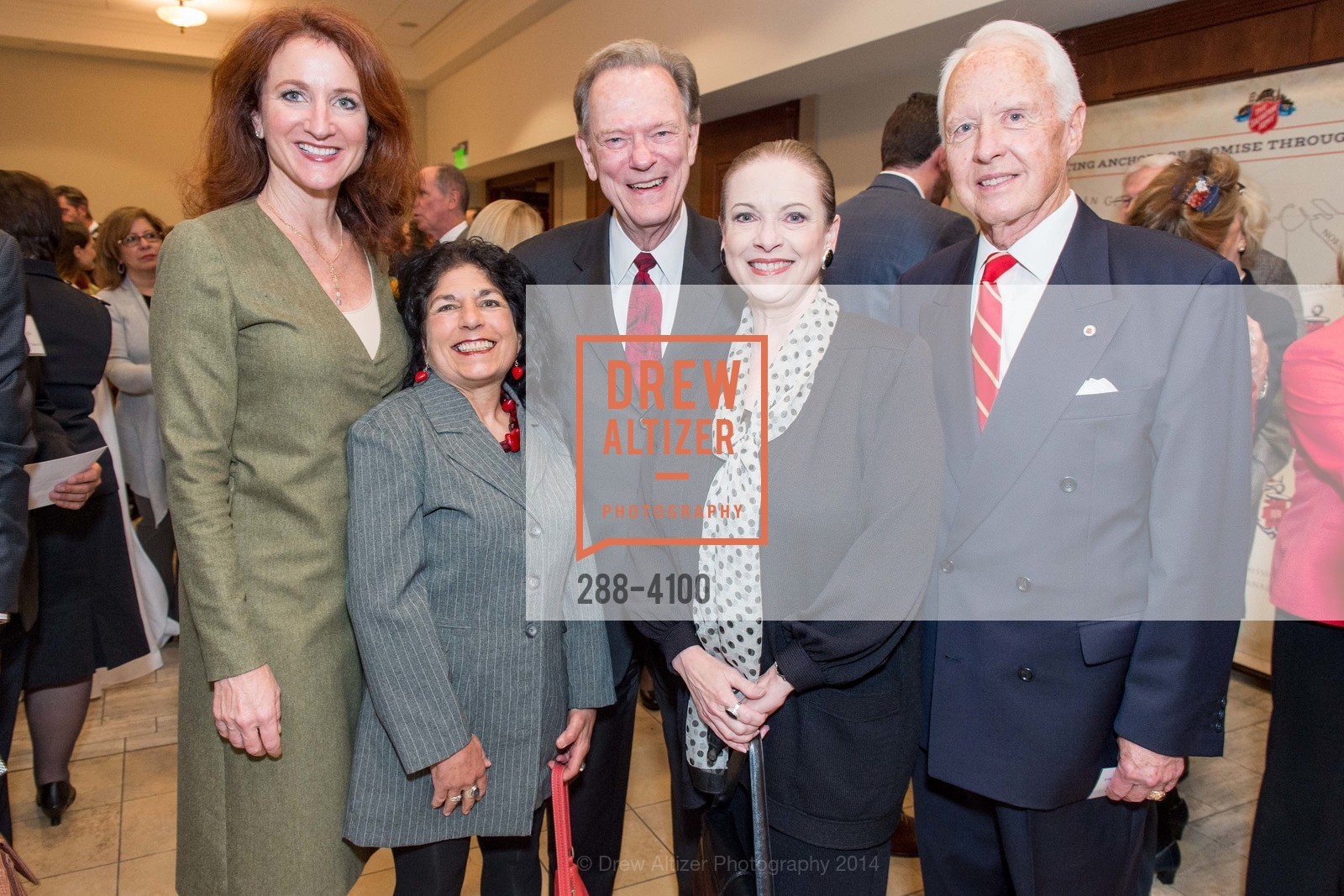Melissa Galliani, Phyllis Nabhan, Fred LaCosse, Terry Lowry, RADM John Bitoff, THE SALVATION ARMY Holiday Luncheon, US, November 20th, 2014, Photo #288-4100 Melissa Galliani, Phyllis Nabhan, Fred LaCosse, Terry Lowry, RADM John Bitoff, Photo #288-4100