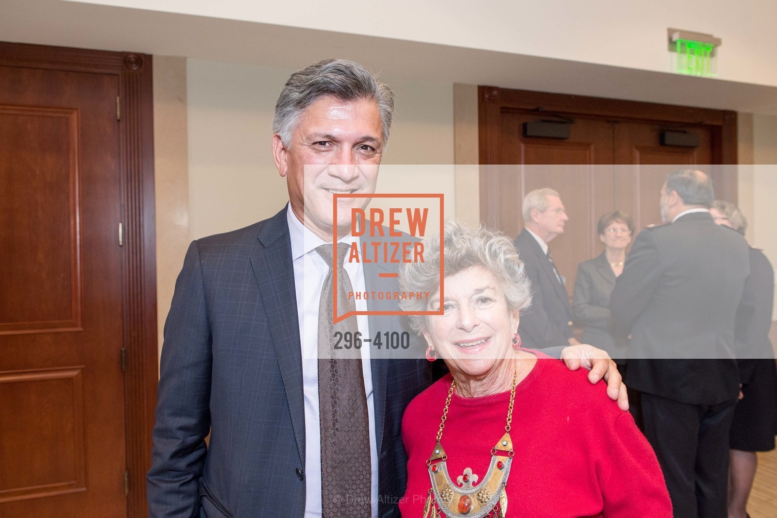 Mario Diaz, Delia Ehrlich, THE SALVATION ARMY Holiday Luncheon, US, November 20th, 2014, Photo #296-4100 Mario Diaz, Delia Ehrlich, Photo #296-4100
