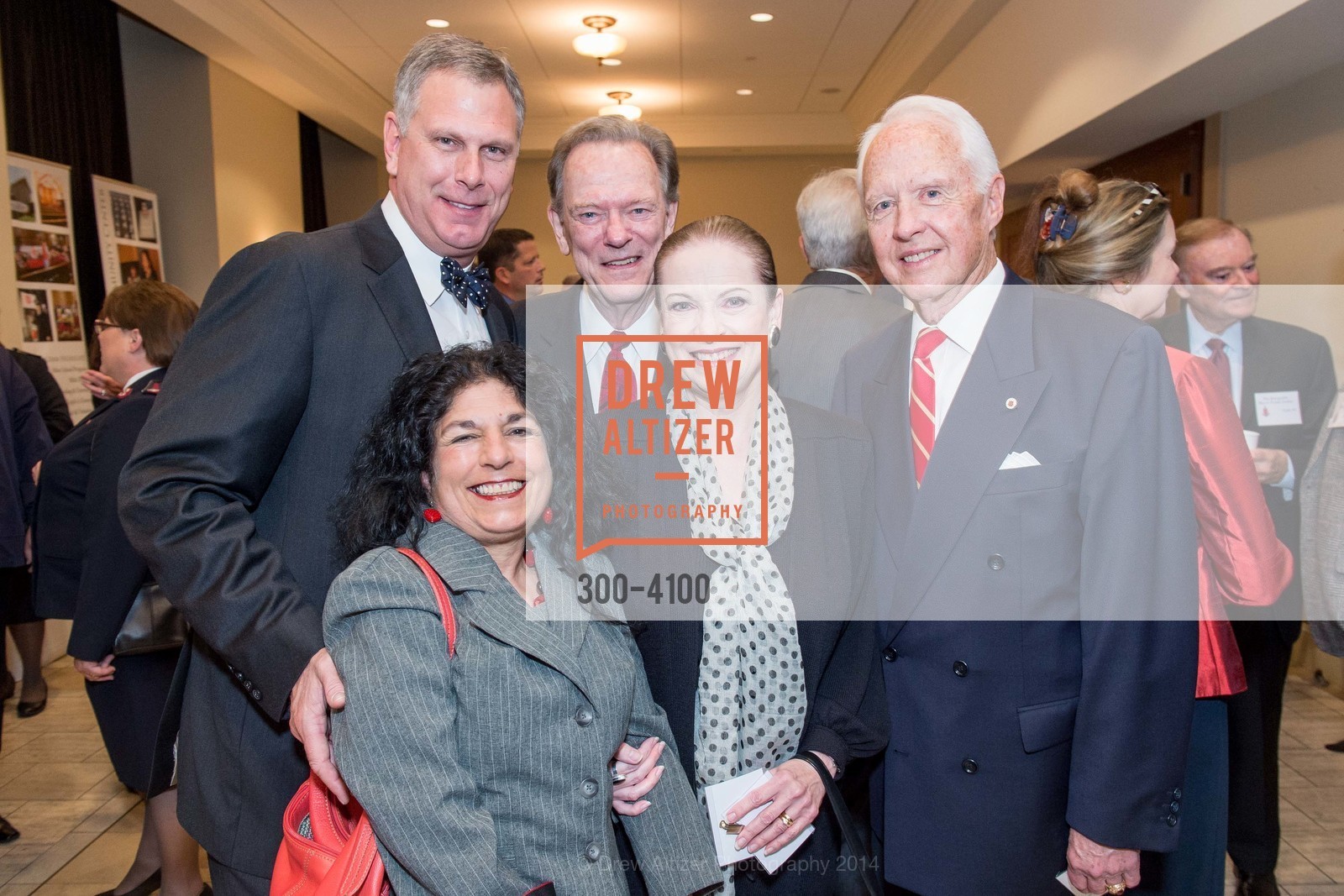 Ernst Bauer, Phyllis Nabhan, Fred LaCosse, Terry Lowry, RADM John Bitoff, Photo #300-4100