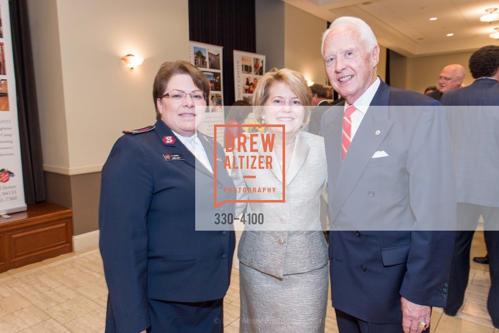 Lt.Col. Marcia Smith, Mary Beth Warman, RADM John Bitoff, THE SALVATION ARMY Holiday Luncheon, US, November 20th, 2014, Photo #330-4100 Lt.Col. Marcia Smith, Mary Beth Warman, RADM John Bitoff, Photo #330-4100