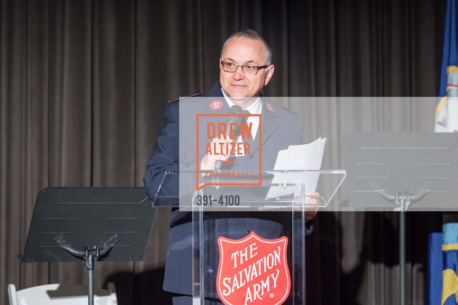 Maj. Rob Birks, THE SALVATION ARMY Holiday Luncheon, US, November 20th, 2014, Photo #391-4100 Maj. Rob Birks, Photo #391-4100