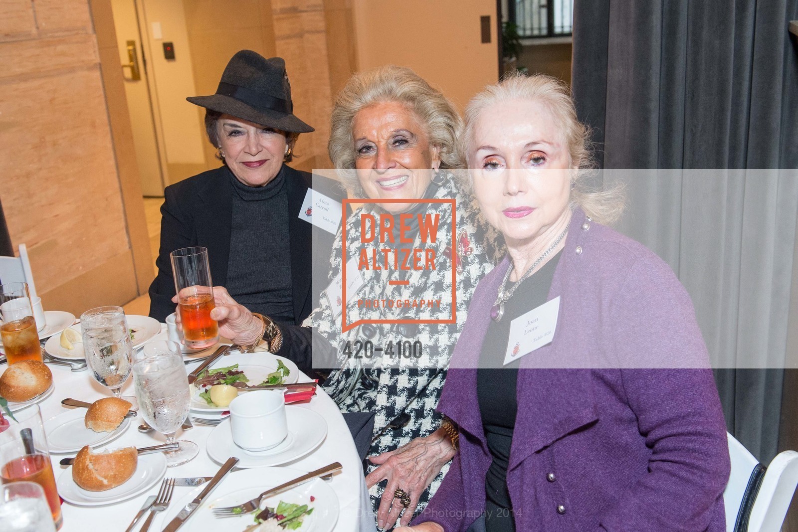 Alma Carroll, Wanda Zakri, Joan Leone, THE SALVATION ARMY Holiday Luncheon, US, November 20th, 2014, Photo #420-4100 Alma Carroll, Wanda Zakri, Joan Leone, Photo #420-4100