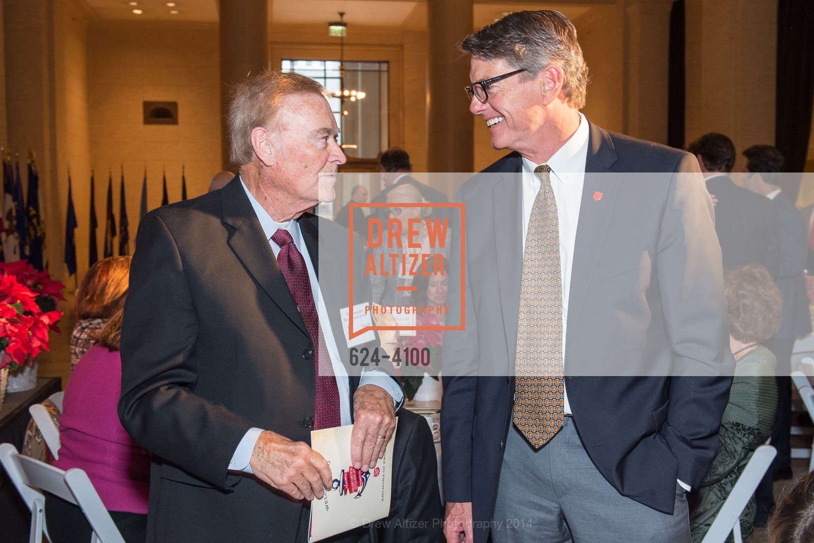 The Honorable Mayor Frank Jordan, Jeff Taylor, THE SALVATION ARMY Holiday Luncheon, US, November 20th, 2014, Photo #624-4100 The Honorable Mayor Frank Jordan, Jeff Taylor, Photo #624-4100