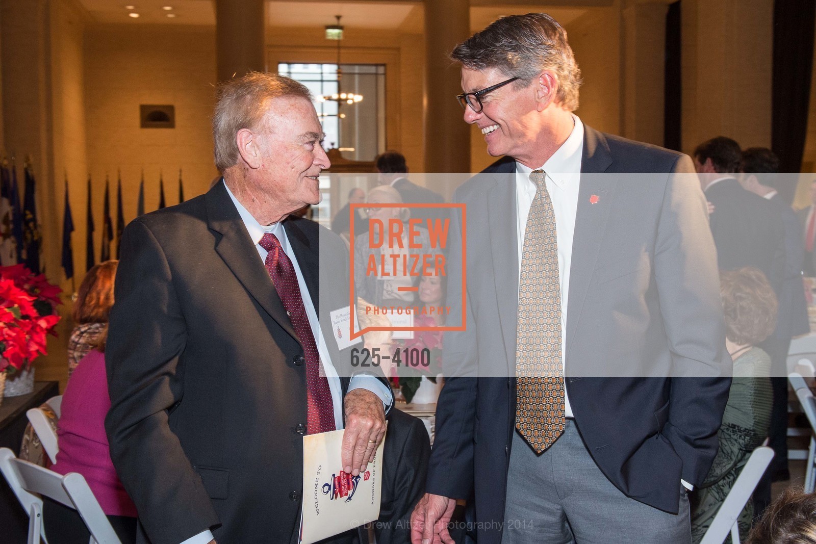 The Honorable Mayor Frank Jordan, Jeff Taylor, THE SALVATION ARMY Holiday Luncheon, US, November 20th, 2014, Photo #625-4100 The Honorable Mayor Frank Jordan, Jeff Taylor, Photo #625-4100