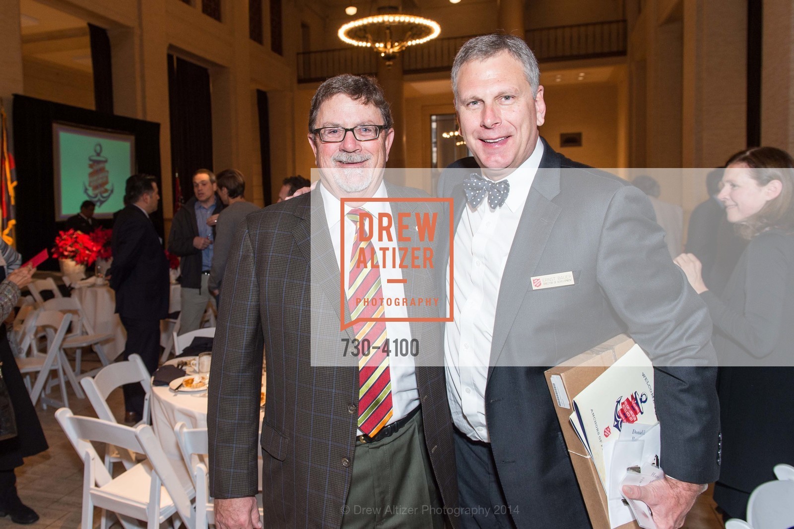 Rick Osgood, Ernst Bauer, THE SALVATION ARMY Holiday Luncheon, US, November 20th, 2014, Photo #730-4100 Rick Osgood, Ernst Bauer, Photo #730-4100