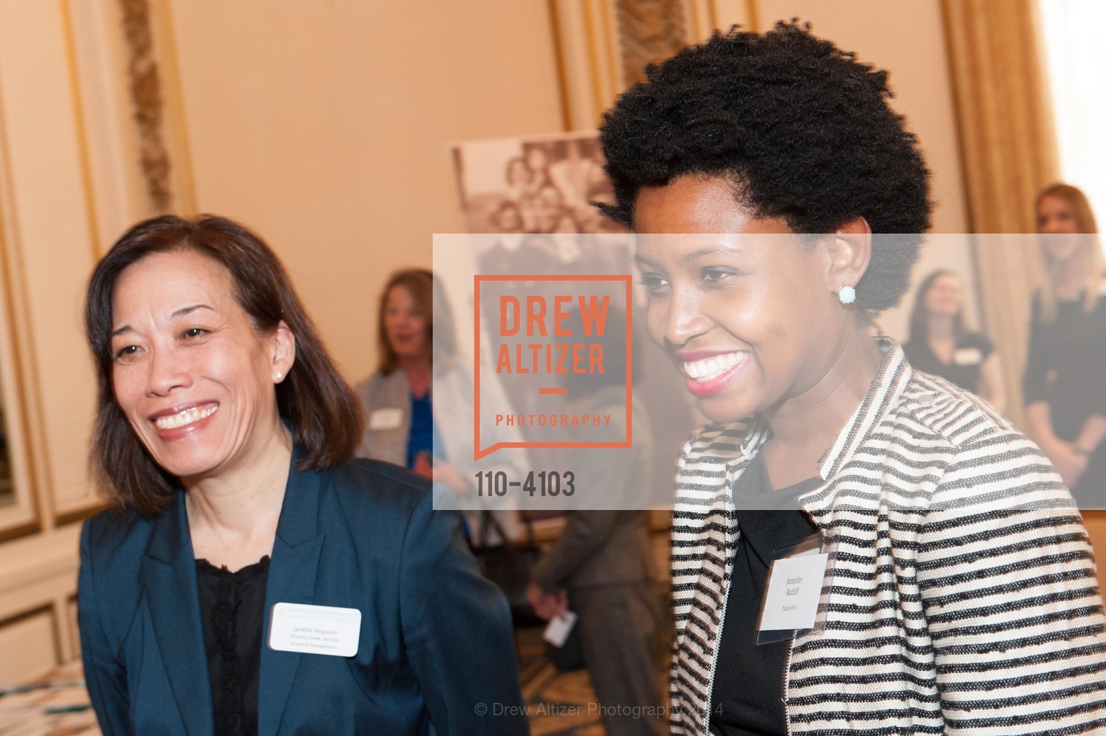 Lynette Ferguson, Jennifer Ratliff, USF hosts the Women in Leadership & Philanthropy Luncheon, US, May 2nd, 2014, Photo #110-4103 Lynette Ferguson, Jennifer Ratliff, Photo #110-4103