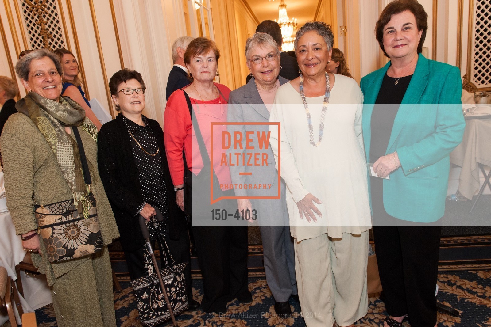 Annette Anton, Janet Holland, Cynthis Lemos, Joanne Keratzides, Adrienne Riley, Cathy Partmann Ravano, USF hosts the Women in Leadership & Philanthropy Luncheon, US, May 2nd, 2014, Photo #150-4103 Annette Anton, Janet Holland, Cynthis Lemos, Joanne Keratzides, Adrienne Riley, Cathy Partmann Ravano, Photo #150-4103