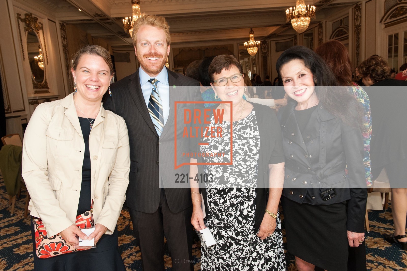Jessica Jordan, Jay Dillon, Janice Mirikitani, USF hosts the Women in Leadership & Philanthropy Luncheon, US, May 2nd, 2014, Photo #221-4103 Jessica Jordan, Jay Dillon, Janice Mirikitani, Photo #221-4103