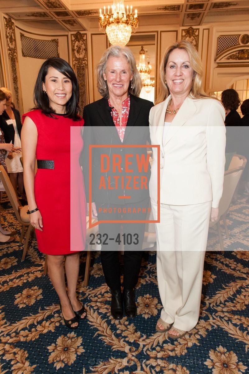 Vicky Nguyen, Kathy Tierney, Jennifer Turpin, USF hosts the Women in Leadership & Philanthropy Luncheon, US, May 2nd, 2014, Photo #232-4103 Vicky Nguyen, Kathy Tierney, Jennifer Turpin, Photo #232-4103