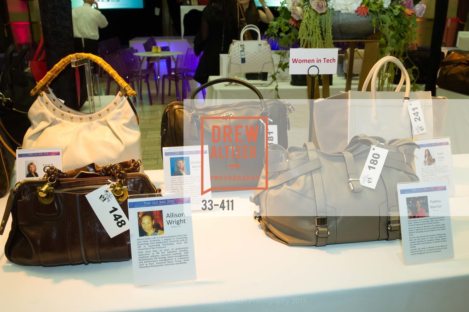 Atmosphere, Breast Cancer Emergency Fund's: THIS OLD BAG: The Power of the Purse, The Bently Reserve. 301 Battery St, October 23rd, 2015,Drew Altizer, Drew Altizer Photography, full-service agency, private events, San Francisco photographer, photographer california