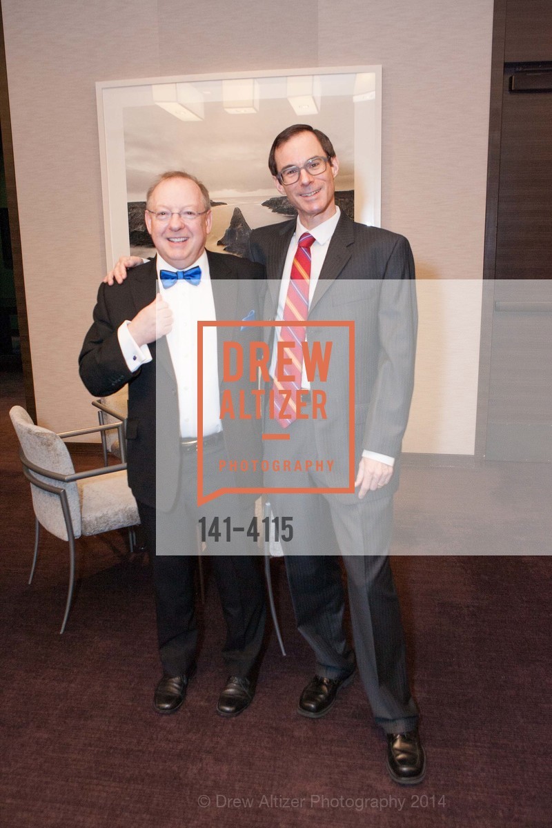 Nicholas McGegan, David Bowes, PHILHARMONIA BAROQUE ORCHESTRA 2014 Gala & Auction, US, February 28th, 2014, Photo #141-4115 Nicholas McGegan, David Bowes, Photo #141-4115