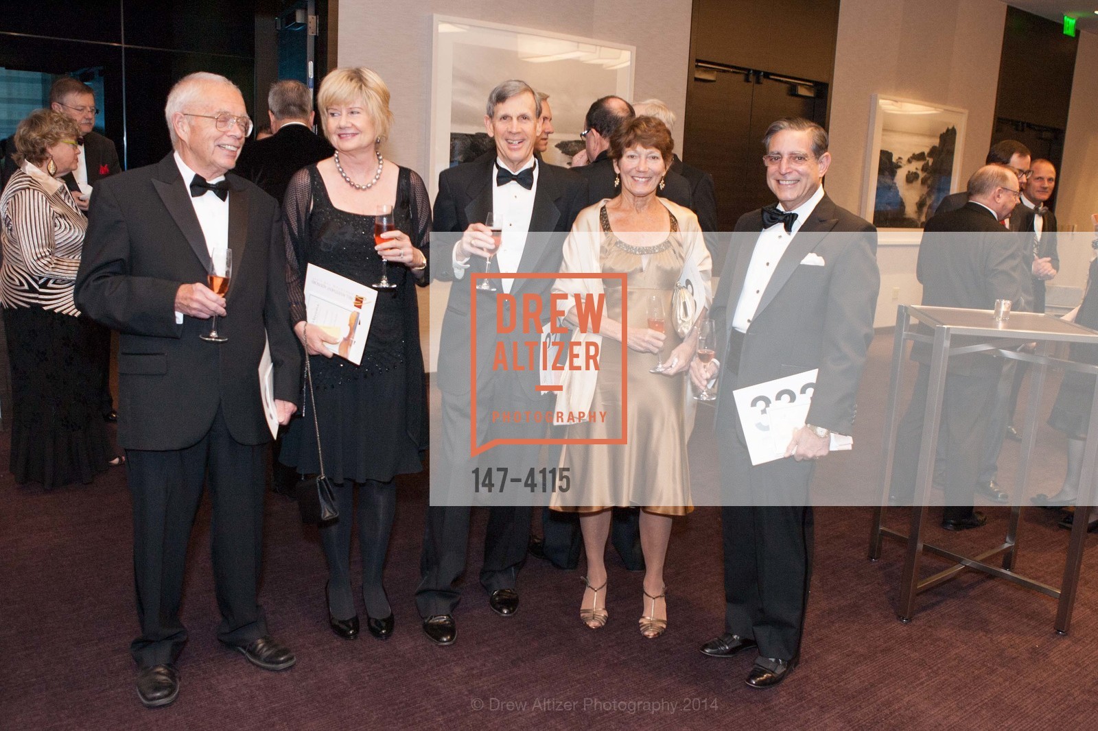 William Lokke, Gabriela Odell, Bruce Tarter, Jeanne Shuler, Paul Sugarman, PHILHARMONIA BAROQUE ORCHESTRA 2014 Gala & Auction, US, February 28th, 2014, Photo #147-4115 William Lokke, Gabriela Odell, Bruce Tarter, Jeanne Shuler, Paul Sugarman, Photo #147-4115