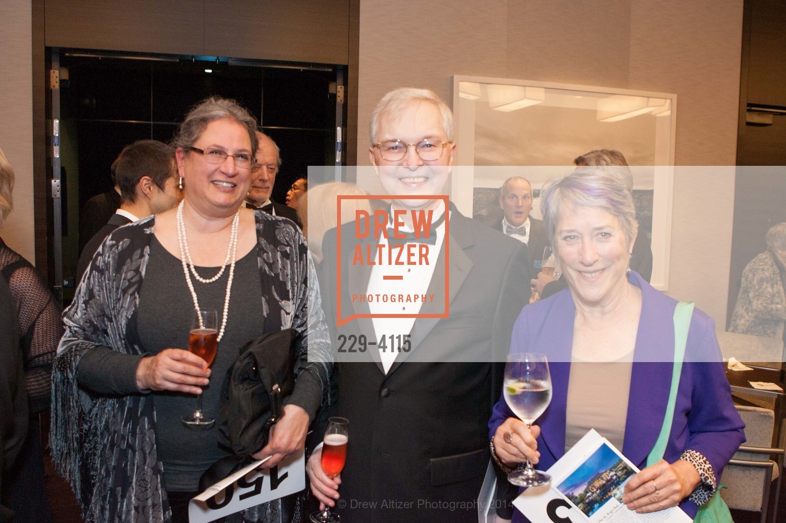 Leila El-Wakil, Ross Armstrong, Margaret Hegg, PHILHARMONIA BAROQUE ORCHESTRA 2014 Gala & Auction, US, February 28th, 2014, Photo #229-4115 Leila El-Wakil, Ross Armstrong, Margaret Hegg, Photo #229-4115