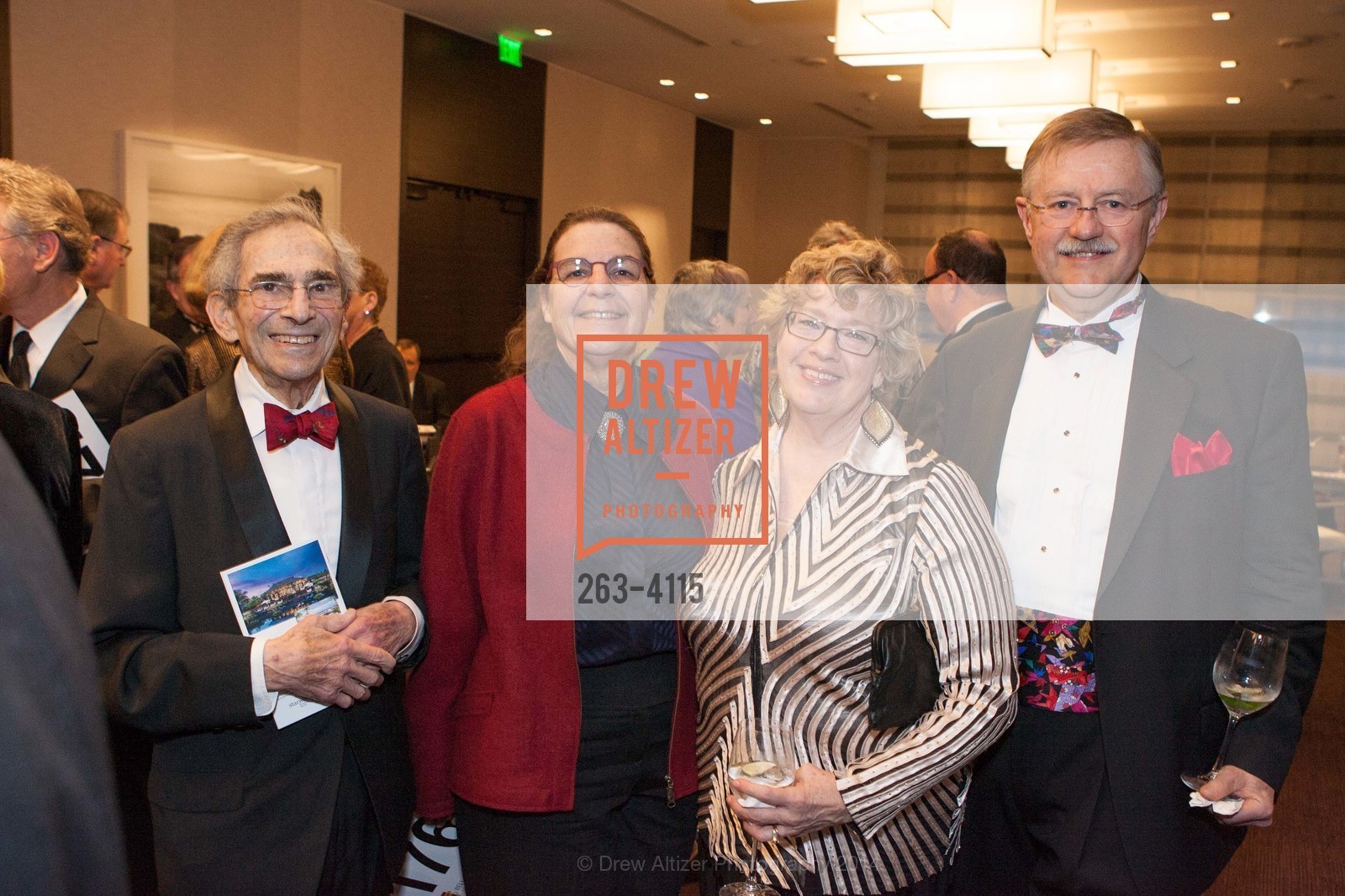 Milton Schlesinger, Suzanne Hering, Charlotte Gaylord, Barrie Cowen, PHILHARMONIA BAROQUE ORCHESTRA 2014 Gala & Auction, US, February 28th, 2014, Photo #263-4115 Milton Schlesinger, Suzanne Hering, Charlotte Gaylord, Barrie Cowen, Photo #263-4115