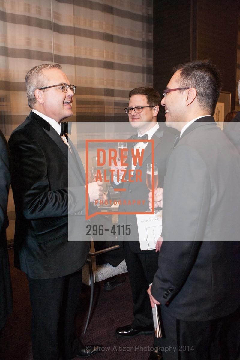 Nicholas Elsishans, Michael Patterson, John Jaramillo, PHILHARMONIA BAROQUE ORCHESTRA 2014 Gala & Auction, US, February 28th, 2014, Photo #296-4115 Nicholas Elsishans, Michael Patterson, John Jaramillo, Photo #296-4115